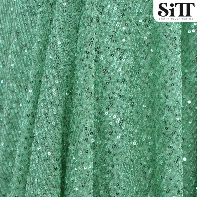 ผ้าปักเลื่อมยืด