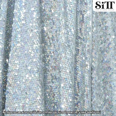 ผ้าปักเลื่อมเลเซอร์