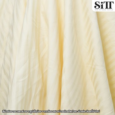 ผ้าปูที่นอนคอตตอน [ลายริ้วเล็ก]