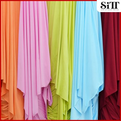 ผ้ายืด ITY สีพื้น