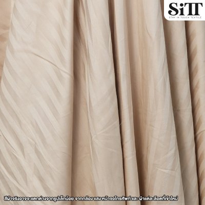 ผ้าปูที่นอนคอตตอน [ลายริ้วเล็ก]