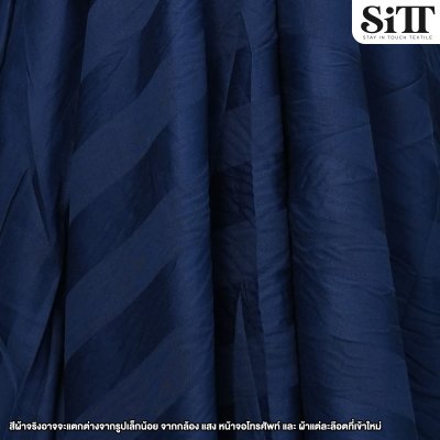 ผ้าปูที่นอนคอตตอน [ลายริ้วใหญ่]