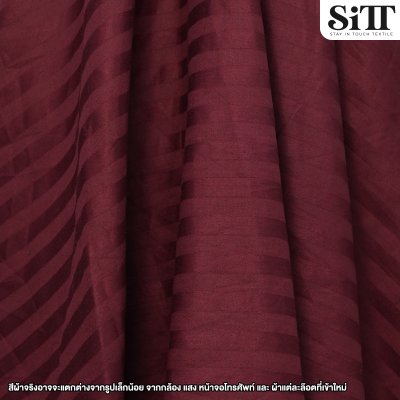 ผ้าปูที่นอนคอตตอน [ลายริ้วเล็ก]