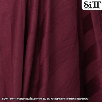 ผ้าปูที่นอนคอตตอน [ลายริ้วใหญ่]