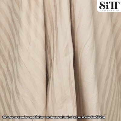 ผ้าปูที่นอนคอตตอน [ลายริ้วเล็ก]