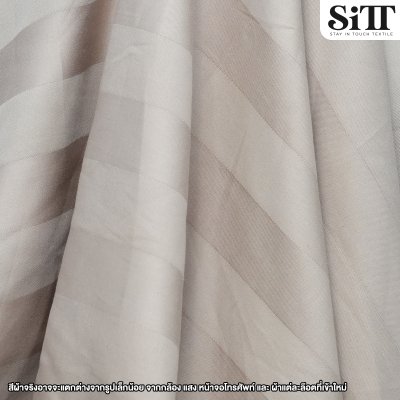 ผ้าปูที่นอนคอตตอน [ลายริ้วใหญ่]