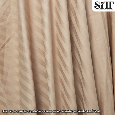 ผ้าปูที่นอนคอตตอน [ลายริ้วเล็ก]