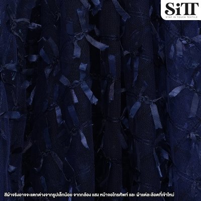 ผ้าตาข่ายลายโบว์ริบบิ้น