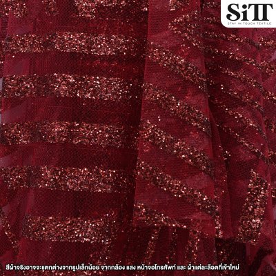 ผ้าลูกไม้กากเพชร [ลายเพชร]