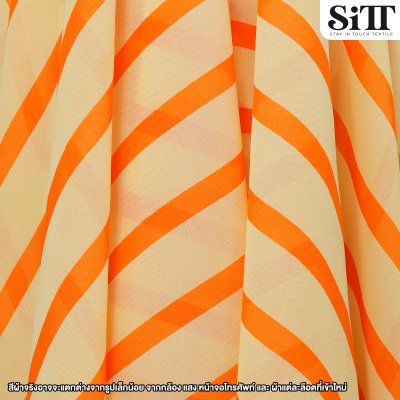 ผ้าชีฟอง [ลายริ้ว]