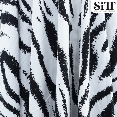 ผ้าไหมอิตาลี ลายม้าลาย