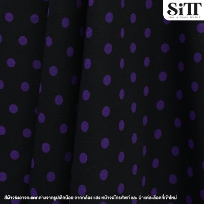ผ้ามอสเครป [ลายจุดเล็ก]