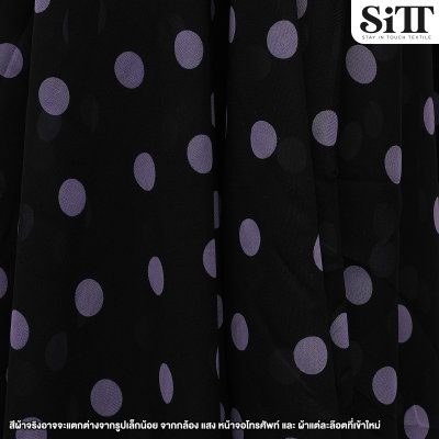 ผ้าชีฟอง [ลายจุดใหญ่]