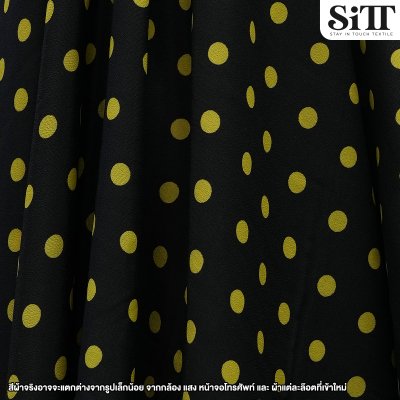 ผ้ามอสเครป [ลายจุดเล็ก]