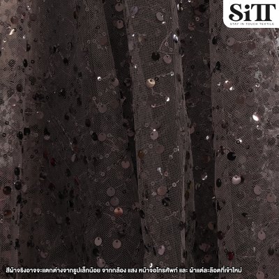 ผ้าปักเลื่อมไฮบริด [ไม่มีมุก]