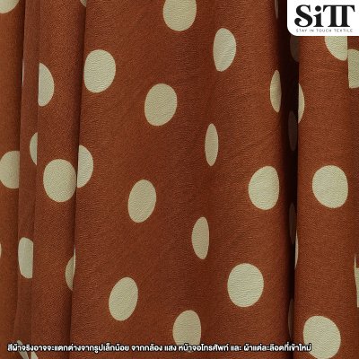 ผ้ามอสเครป [ลายจุดใหญ่]