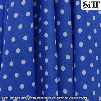 ผ้ามอสเครป [ลายจุดเล็ก]