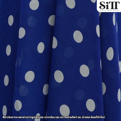 ผ้าชีฟอง [ลายจุดใหญ่]