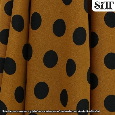 ผ้ามอสเครป [ลายจุดใหญ่]