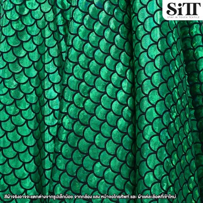 ผ้าบั๊มเกล็ดปลา