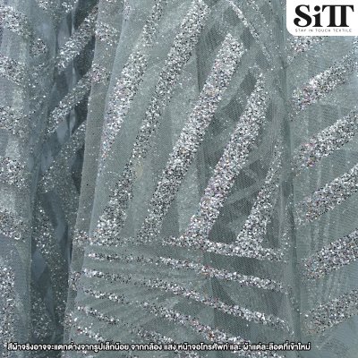 ผ้าลูกไม้กากเพชร [ลายเพชร]