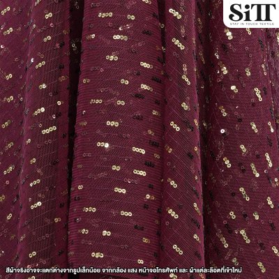 ผ้าปักเลื่อมริ้ว