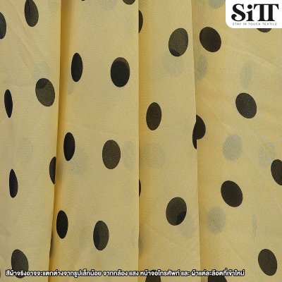 ผ้าชีฟอง [ลายจุดใหญ่]