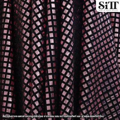 ผ้าบั๊มเลเซอร์ [ลายตาราง]