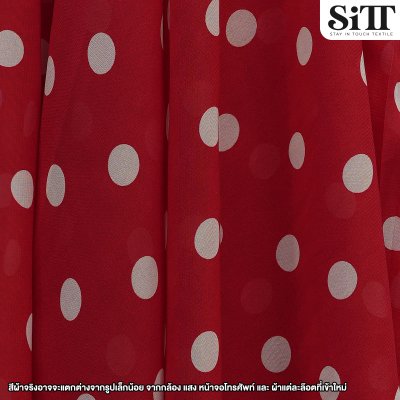 ผ้าชีฟอง [ลายจุดใหญ่]