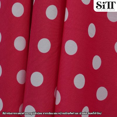 ผ้ามอสเครป [ลายจุดใหญ่]