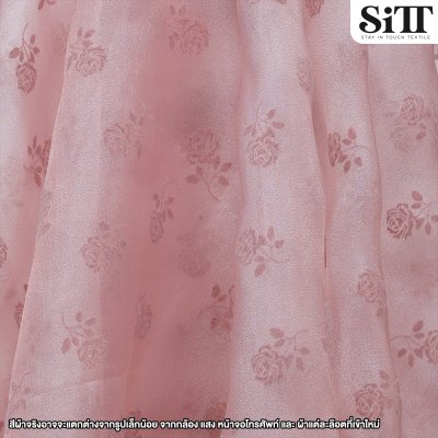 ผ้าออร์แกนดี้ [ลายกุหลาบ]