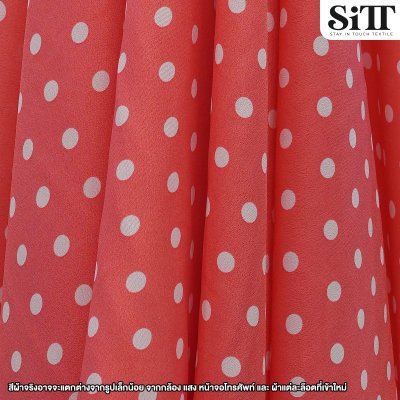 ผ้ามอสเครป [ลายจุดเล็ก]