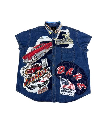 VIPER Sleeveless Denim Shirt - DARE