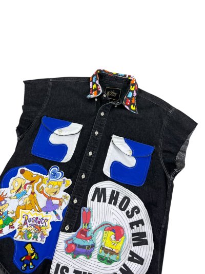VIPER Sleeveless Denim Shirt - Rugrats