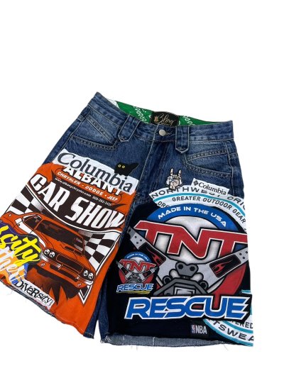 SLASHER Denim Shorts - Columbia (S)