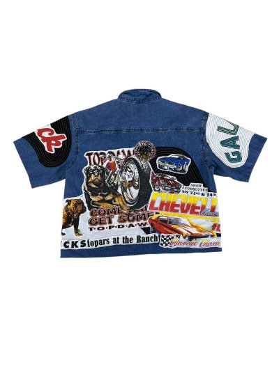 KATANA Boxy Crop Shirt - GALAXY