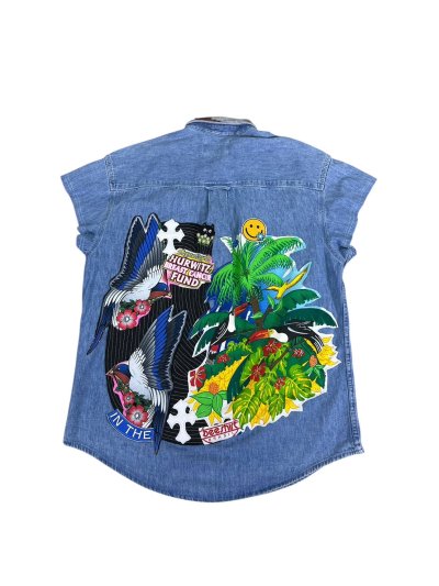 VIPER Sleeveless Denim Shirt - Keep Sake