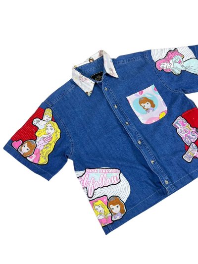 KATANA Boxy Crop Shirt - Princess