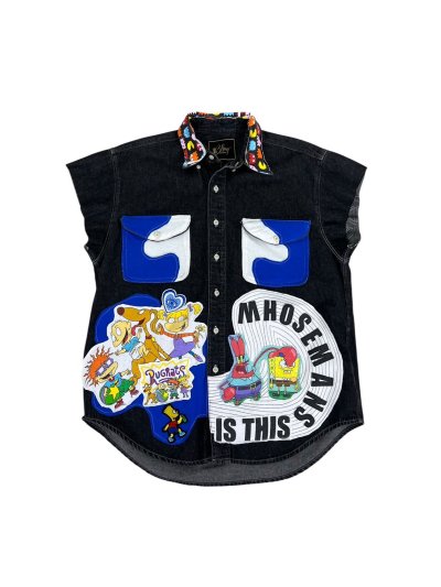 VIPER Sleeveless Denim Shirt - Rugrats
