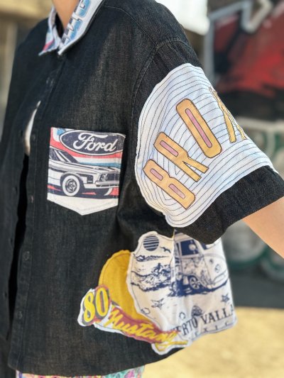 KATANA Boxy Crop Shirt - Jeep : Ford