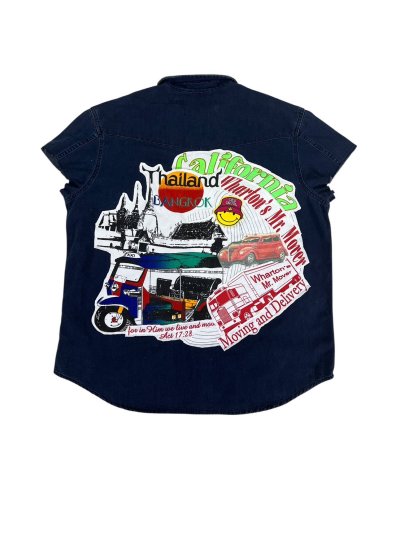 VIPER Sleeveless Denim Shirt - TukTuk Thailand