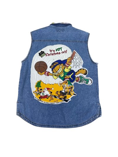 VIPER Sleeveless Denim Shirt - Pean*ts : G*rfield