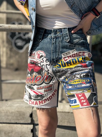 SHOTGUN Denim Shorts - Easter : Sunoco (S)