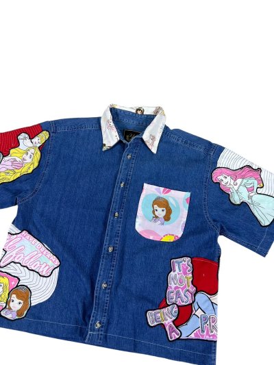 KATANA Boxy Crop Shirt - Princess