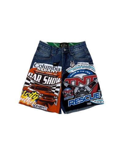 SLASHER Denim Shorts - Columbia (S)