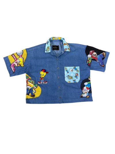 KATANA Boxy Crop Shirt - Mario