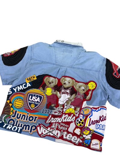 KATANA Boxy Crop Shirt - Tripple Bears