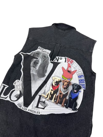 VIPER Sleeveless Denim Shirt - Puppies