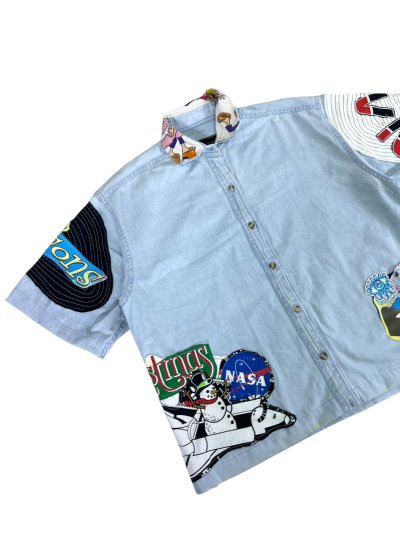 KATANA Boxy Crop Shirt - NASA