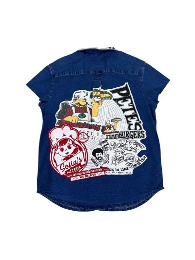 VIPER Sleeveless Denim Shirt - HAPPY DAY